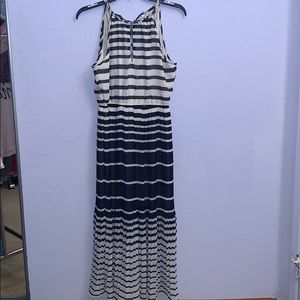 MAISON JULES Stripped Maxi Dress - MEDIUM